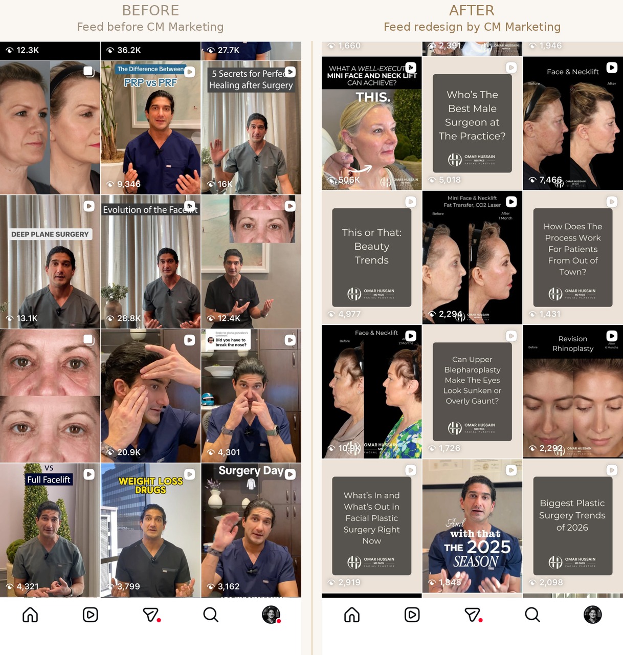 Practice Branding - Feed Design